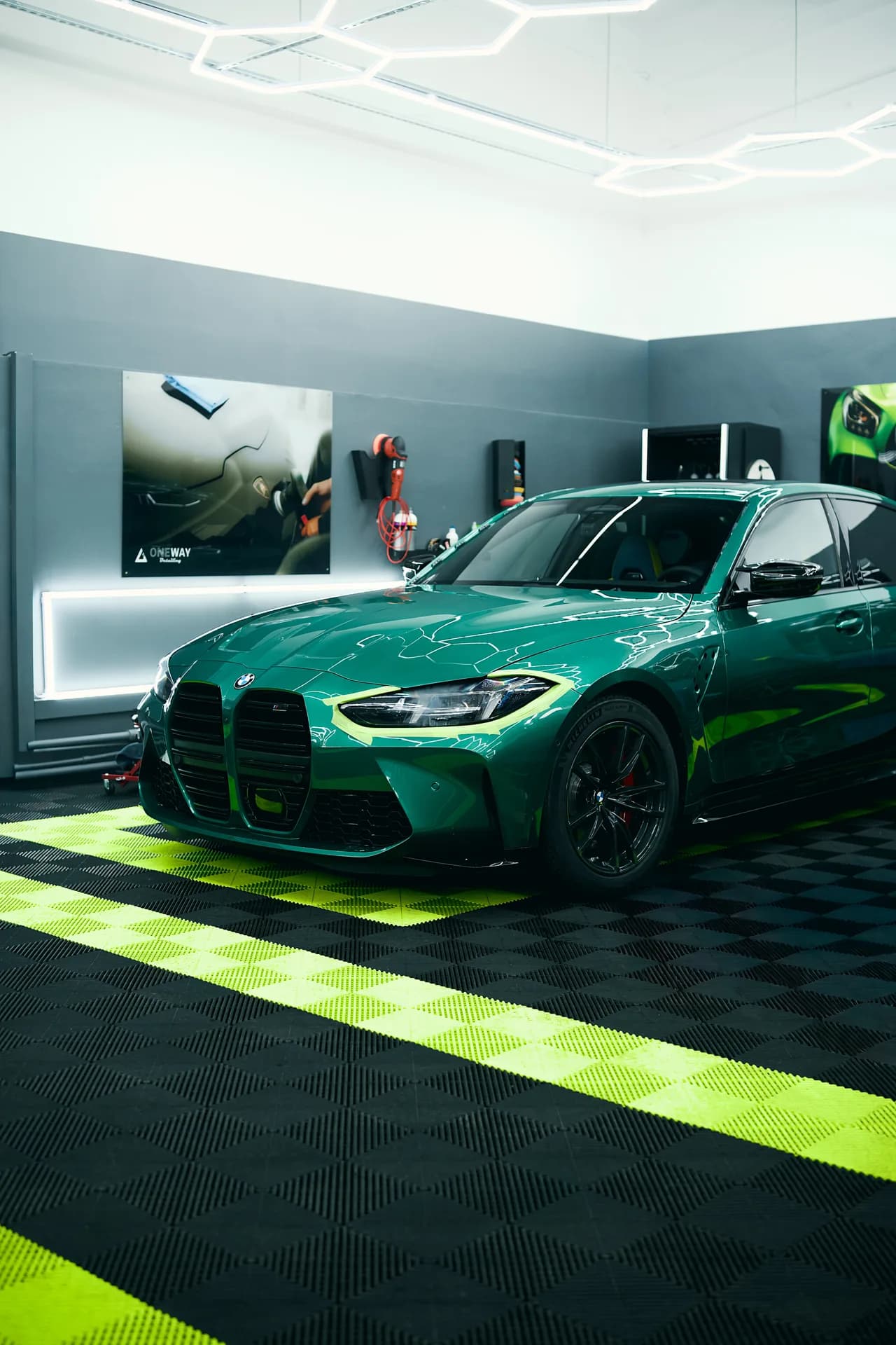 BMW M3 Competition — BMW M3 Competition — pełne oklejanie folią PPF i polerowanie reflektorów